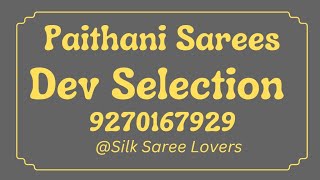 Paithani Saree At Dev Selection Booking No 9270167929