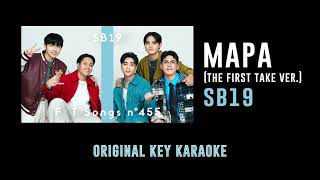 MAPA - SB19 | The First Take | Karaoke Instrumental with Lyrics