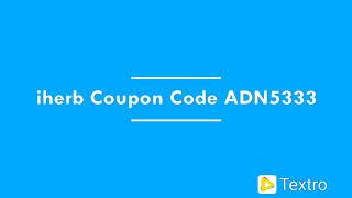 LAATSTE iherb Nederland Bespaar 20% Coupon Promo Code: ADN5333