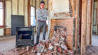 Restoring A $7,000 Mansion: Antique Chimney Removal