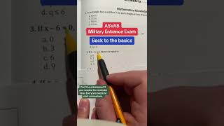 ASVAB Prep Math Knowledge walkthrough Mometrix #3