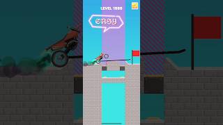 Draw bridge puzzle game level 1999  #drawing #game #Shorts