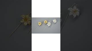 Lotus 18K Gold  Earrings Real 925 Sterling Silver Handmade Designer Fine Jewelry Earrings for Women