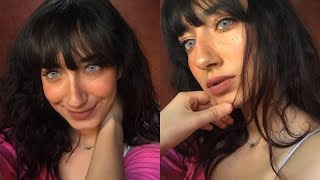 أسهل طريقة لوضع النمش   مكياج مبتدئات orange makeup / fake freckles