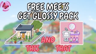 Free House + Get Glossy Furniture Pack 💅💄 Toca Boca House Ideas 😍 TOCA GIRLZ