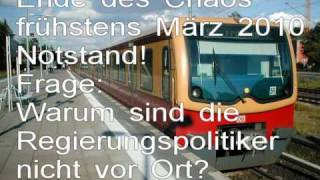 DB - S-Bahn Berlin Notstand