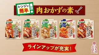 「キッコーマン うちのごはん　肉おかずの素」商品説明動画