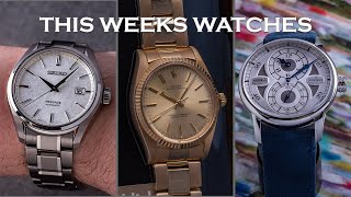 This Weeks Watches - 18ct Rolex OP 1013, Louis Erard x Vianney Halter, Seiko & More! [Episode 27]