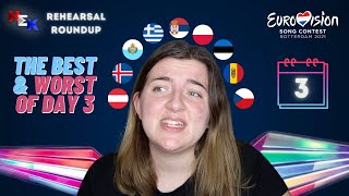 REHEARSAL ROUNDUP: Day Three (our reviews) // Eurovision 2021