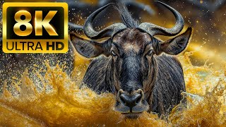 ДИКАЯ ЖИЗНЬ АФРИКИ 8K (60FPS) ULTRA HD, и вы не поверите, что я видел