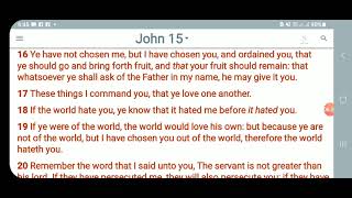 KJV-Daily Bible: a.m. John 15:1-27