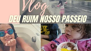 VLOG: Deu ruim nosso passeio - Final de semana - Sarah aprendendo a andar de tênis de rodinha