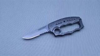 PK31 One Hand Knife Semiautomatic - Brass Knuckles Knife