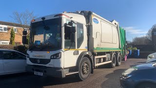 Dennis Elite 6 Refuse Truck on Split Recycling, YCF