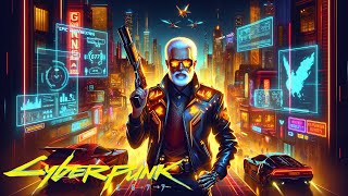 Epic Showdown: Grandpa Conquers Cyberpunk's Toughest Gig!