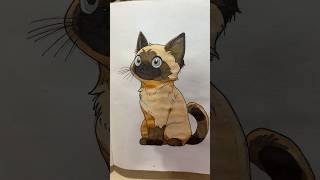 Малюємо Котика #cat #cute #shortvideo #drawing #shortsvideo #art #draw #cats