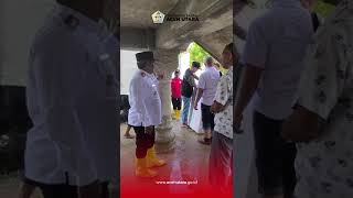 Pj Bupati Aceh utara meninjau Lokasi banjir di kecamatan Matangkuli