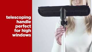 Telescoping High Window Cleaner | 100% Natural Rubber Squeegee | Tyroler Bright Tools #clean   #diy