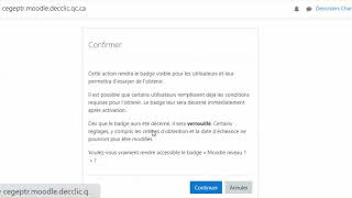 Comment gérer les badges utilisateurs dans Moodle ?