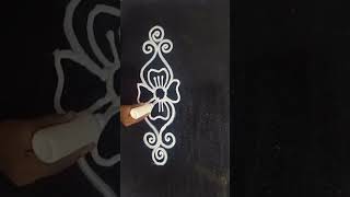 Simple🌺Side Design for Beginners#shorts #ytshorts #trending #youtubeshorts #rangoli #dailyrangoli