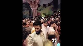 Shahrukh Khan and Salman Khan dancing together at the Ambani wedding