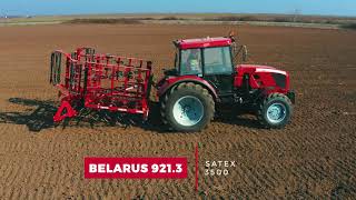 Belarus 921.3 ratarski i setvospremač Satex NDF 3500