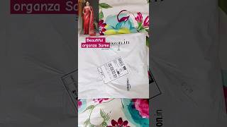 Organza Saree #unboxing #unboxingvideo #shorts #youtubeshorts #ytshorts #saree #amazon #haul #viral