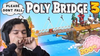 OmiiPlays🤩 Bana bridge builder🤯 ||poly bridge3|| #polybridge