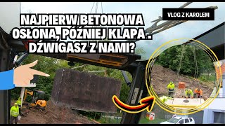 Ile ważą betonowe prefabrykaty? Zobacz, jak zważył je żuraw samojezdny! | EHC Karol Zagajewski