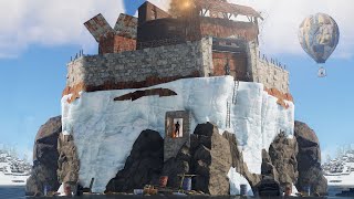 Захватил в соло ледяной остров клана донатеров в Rust/Раст