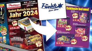 FUNKE FEUERWERK IM DISCOUNTER 😱 THOMAS PHILLIPS FEUERWERK PROSPEKT 2023/24