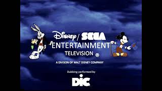 Disney/SEGA Entertainment Television (1991-2020) logo (Unrestored, with DiC stamp) (1995-1998) Rare