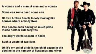 Brooks & Dunn - Husbands & Wives with Lyrics