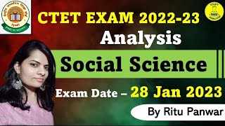 CTET Exam Analysis 2022-23|Social Science|28 Jan 2023