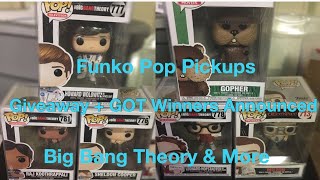 Funko Pop Pickups/GOT Winners + A Giveaway! *closed*