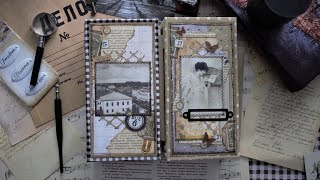 Set of Four Junk Journals | The Glory of Old Days (all sold, thank you)