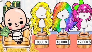 My Hair Is Worth A Million Dollars | Toca Life Story |Toca Boca