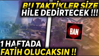 HERKESİN BİLMESİ GEREKEN PUBG MOBİLE TAKTİKLERİ!😱 NASIL PRO OLUNUR?