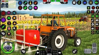 Tractor Drive 3D - Offroad Farming Simulator - Android Gameplay |@worldoflunatics9979