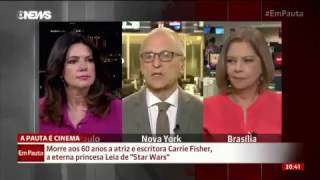 (HQ) Jorge Pontual imita Chewbacca ao vivo- Carrie Fisher