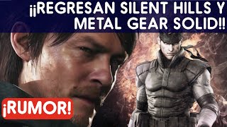 ¡¡SILENT HILLS Y METAL GEAR SOLID REMAKE VENDRÍAN EN CAMINO A PS5!!