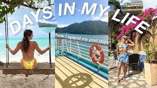 ABOARD WITH JORD: days in my life, how I spend free time in port, country #40, chaotic cast hike 🛳️