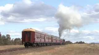 Australian Steam Trains: ARHS ACT 1210 & 4807 on the Canberra Line