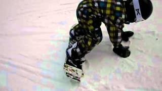 Noah Ward 6 yrs old snowboarding Marmot Jasper 2