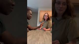 HUSBAND VS WIFE ARM WRESTLING #funny #family  #comedy