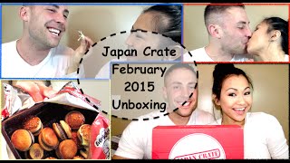 JapanCrate Unboxing | February 2015 | ft. My Boyfriend