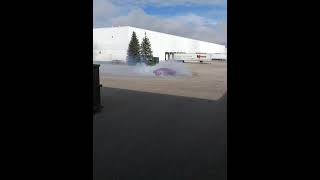 Random guy doing donuts  Mustang Stunt driving  Mustang street racing Mustang drifting capture