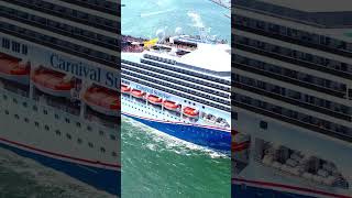 Carnival Sunrise Cruise Ship (Drone image) part I