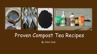 Proven Compost Tea Recipes