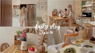 Daily Vlog Ibu Rumah Tangga: Food Prep, Review Mecoo Slow Juicer, Masak Buka Puasa 🌙🌼